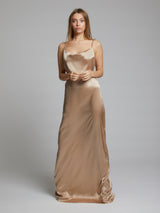Champagne Silk Dress
