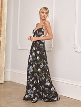 The Elsa floral dress modelled by Amy Neville