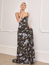 The Elsa floral dress modelled by Amy Neville