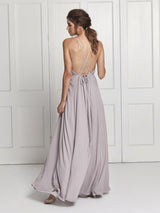 Lilac grey dress from London designer Constellation Ame