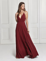 Red Bridesmaid Dress