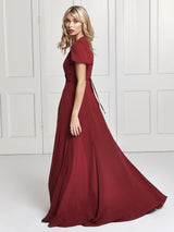 Jeanne dress - Deep red