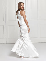 The Lena silk wedding dress