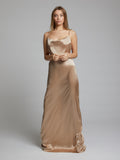 Champagne Silk Dress