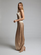 Champagne Silk Dress