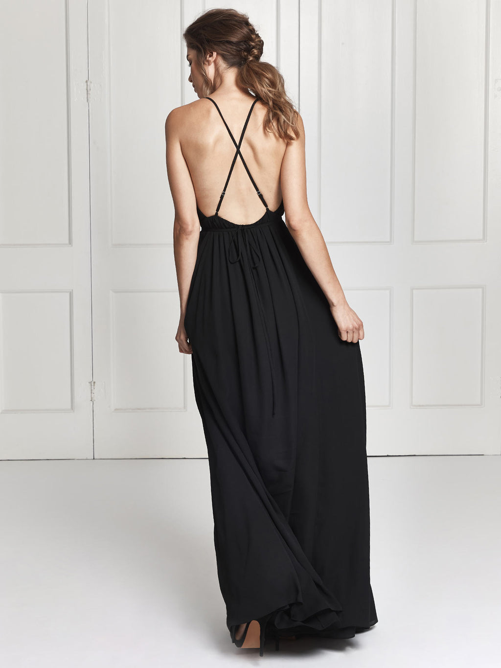 Black Wrap Dress