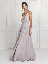 Lilac grey dress from London designer Constellation Ame