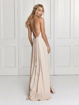 The Evelyn bridesmaid dress in nude colour
