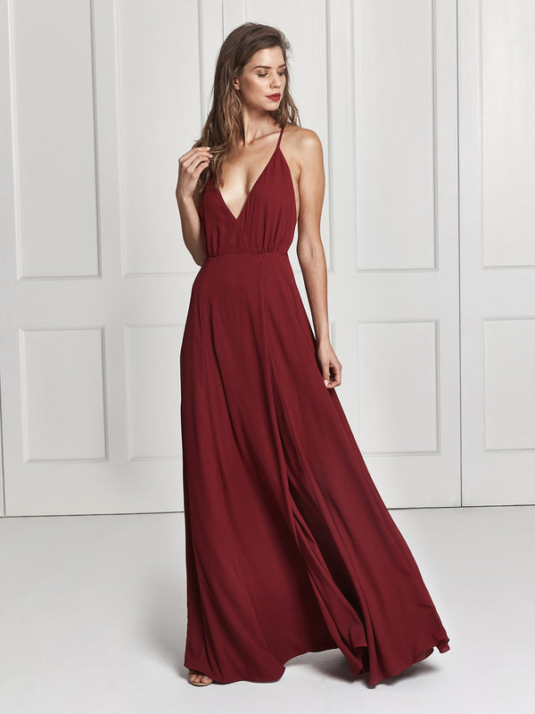 Red Bridesmaid Dress