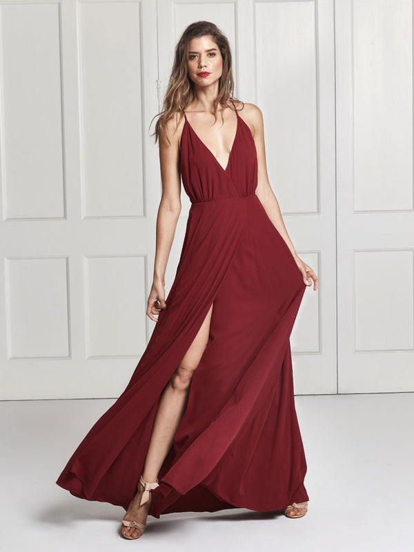 Red Bridesmaid Dress