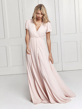 The Juliette blush pink bridesmaid from London designer brand Constellation Âme