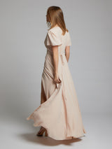 The Juliette nude bridesmaid dress