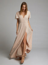 The Juliette nude bridesmaid dress