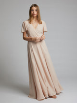 The Juliette nude bridesmaid dress