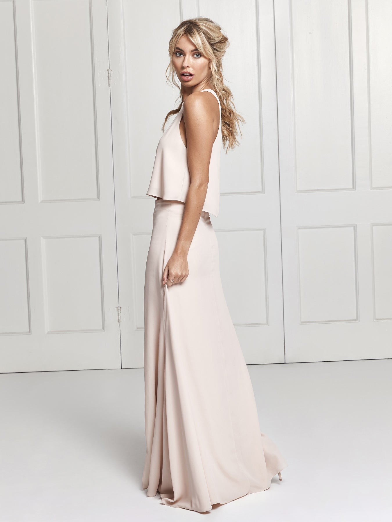 Rosie skirt & top set - Nude